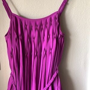 ANDRÉE Purple Colorblock Mini Dress